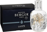 MAISON BERGER Porcelain Fragrance Lamp – White Vegetale Home Diffuser & Air Purifier 6.3 x 3.6 x 3.6 inches – French-Made Since 1898