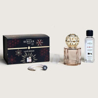 MAISON BERGER - Giftset Lampe Berger - Model Pomelis - Home Fragrance Diffuser - 8.5 x 6.4 x 5.3 inches - Includes Fragrance Vanilla Magnificence 250 milliliters - 8.45 Fluid Ounces (Beige)