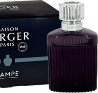 MAISON BERGER Model Alpha Fragrance Lamp Diffuser (Plum) – Air Purifier & Home Scent Diffuser – Gift Set w/Cotton Wick, Silver Cap, Funnel – No Oil Included - 6.7x3.7x2.2 inches - Ballwinvacuum.com