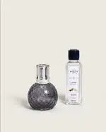 Disco Grey Fragrance Lamp Gift Set with Pure White Tea