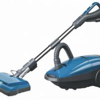 TITAN T9200 CANISTER W/NEW STYLE POWER NOZZLE,BLUE 12AMP,BAGGED,26' CORD REEL, - Ballwinvacuum.com