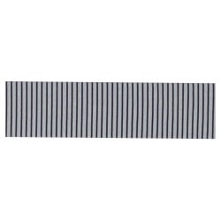 AIRBELT Textile with clips D, K and C (black/silver, stripes)