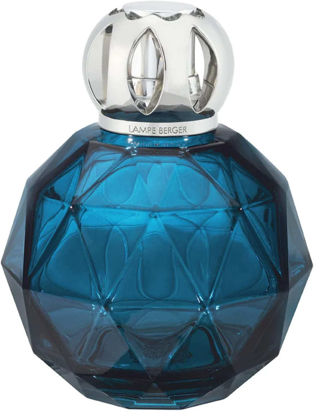 MAISON BERGER - Lampe Berger Model Geode - Home Fragrance Lamp Diffuser - 5.2 x 4.4 x 4.4 inches (Bleue)