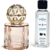 MAISON BERGER - Giftset Lampe Berger - Model Pomelis - Home Fragrance Diffuser - 8.5 x 6.4 x 5.3 inches - Includes Fragrance Vanilla Magnificence 250 milliliters - 8.45 Fluid Ounces (Beige) 