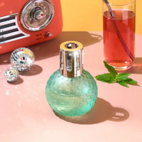 Disco Glass Lampe Maison Berger Gift Set - Frosted Mint
