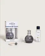 Disco Grey Fragrance Lamp Gift Set with Pure White Tea
