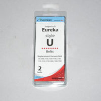 BELT-EUREKA TYPE U,2PK,VICTORY UPRIGHT,EVERCLEAN - Ballwinvacuum.com