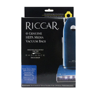 Riccar Radiance HEPA Bags, 6 Pk. - Ballwinvacuum.com