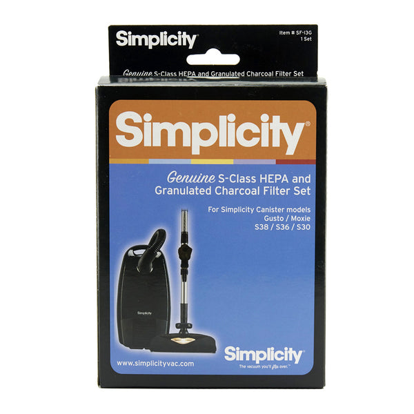 Simplicity HEPA & Granulated Charcoal Filter Set for Moxie, Gusto - Ballwinvacuum.com